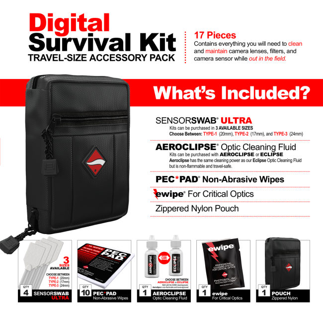 Digital Survival Kit Travel Size Accessory Pack